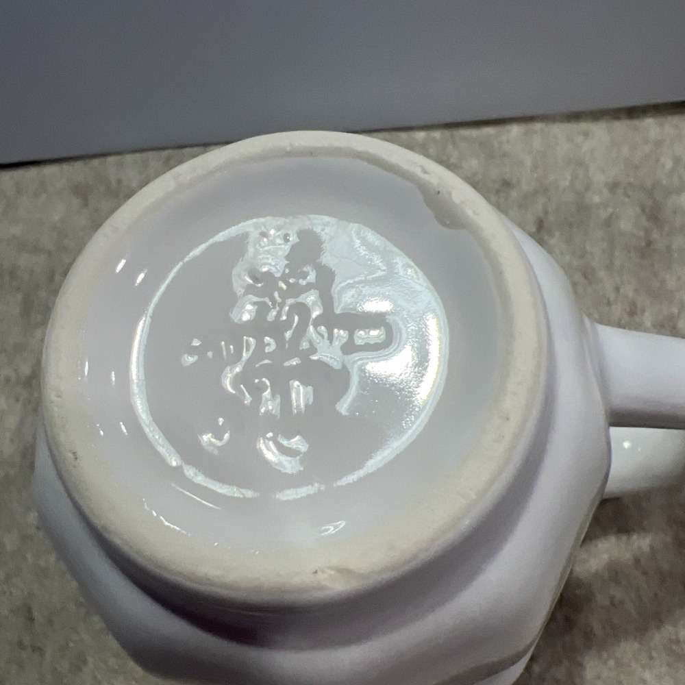 Pfaltzgraff‎ Heritage White Octagonal 10oz Coffee Mug Old Backstamp Vtg 8 Avail - Picture 5 of 6